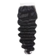 Load image into Gallery viewer, 4X4 BRAZILIAN VIRGIN HAIR HD LACE CLOSURE (NATURAL COLOR)