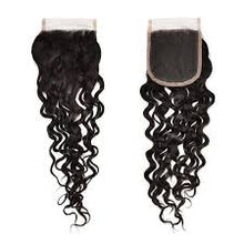 Load image into Gallery viewer, 4X4 BRAZILIAN VIRGIN HAIR HD LACE CLOSURE (NATURAL COLOR)
