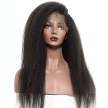Load image into Gallery viewer, BRAZILIAN LACE CLOSURE WIGS KINKY CURLY, KINKY STRAIGHT, WATER WAVE