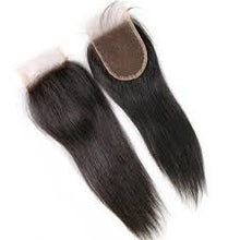 Load image into Gallery viewer, 4X4 BRAZILIAN VIRGIN HAIR HD LACE CLOSURE (NATURAL COLOR)

