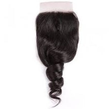 Load image into Gallery viewer, 4X4 MALAYSIAN VIRGIN HAIR HD LACE CLOSURE (NATURAL COLOR)
